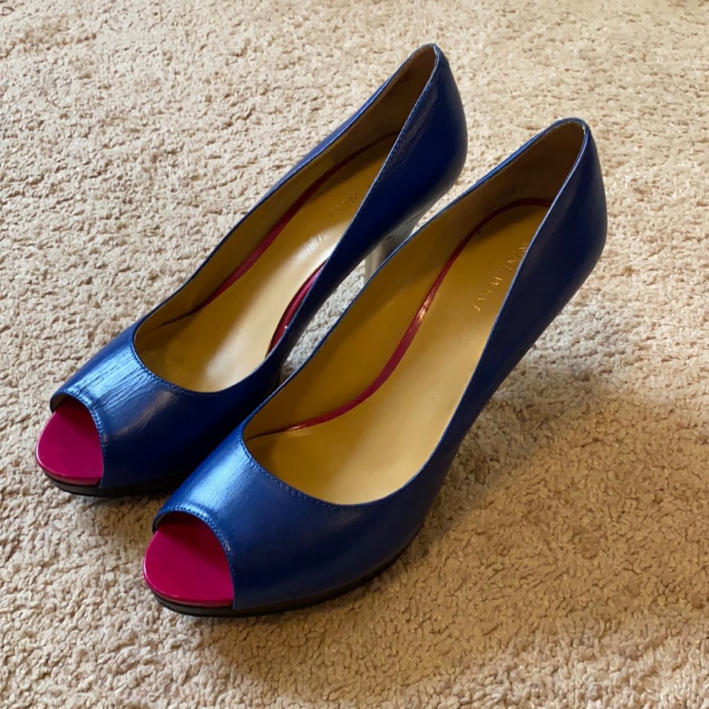 Nine West two toned heels